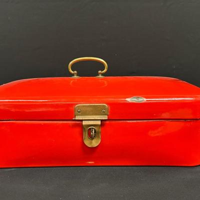 Dutch Enamelware Bread Box
