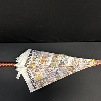 Houston Chronicle Cartoon Umbrella