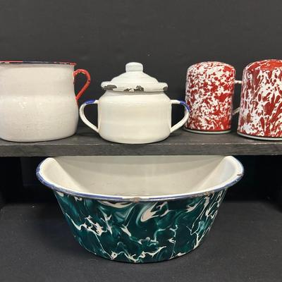Enamelware Kitchen Items