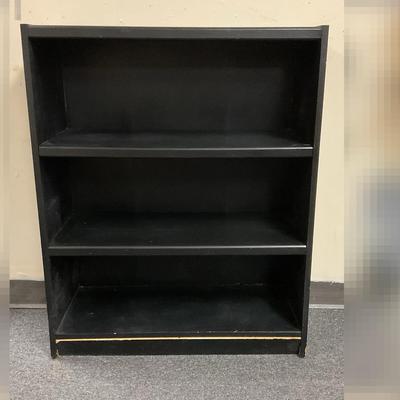 Black 3 Shelf Bookcase