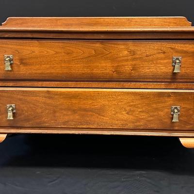Wood 2-Drawer Chest