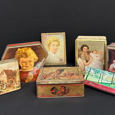 European Biscuit & Chocolate Tins