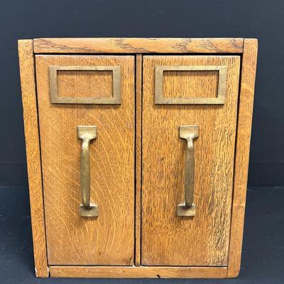 Oak Legal File Cabinet