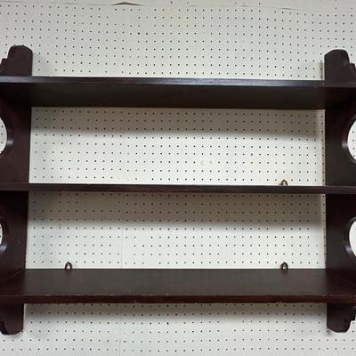 Hanging Wood Display Shelf