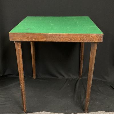 Vintage Folding Game Table