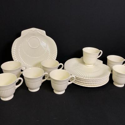 Wedgwood Eturia Barlaston Snack Plates And Cups