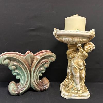 Victorian Style Vase & Candle Holder
