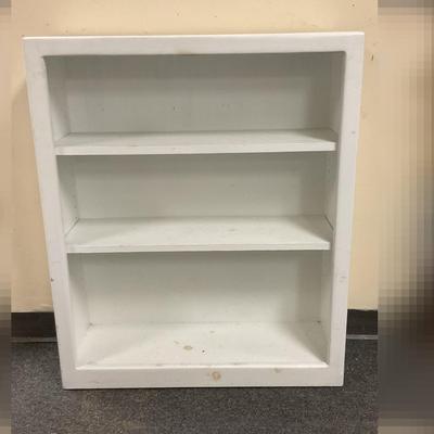 White Adjustable Shelf Bookcase
