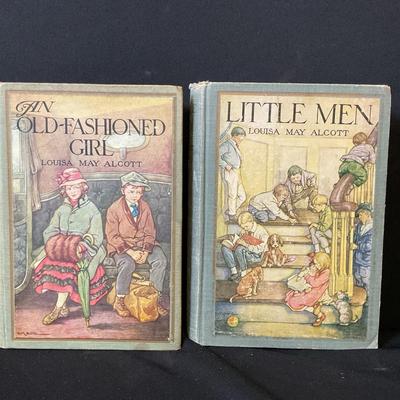 Little Men & An Old-Fashioned Girl By Louise May Alcott Co. 1928