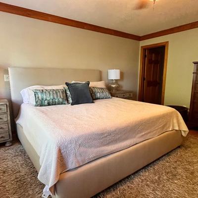 Eastern King Size Comfort Pedic & Bed frame 