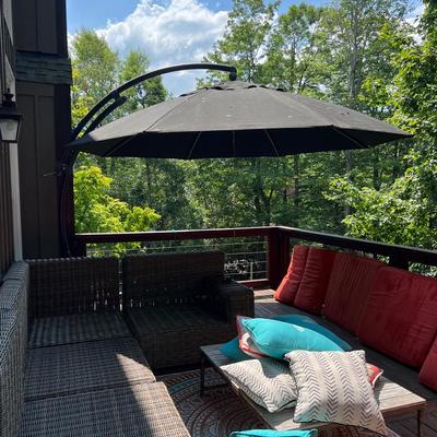 Very Large Porch Umbrella By Sun Garden Made In Germany