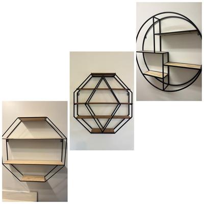 Set Of 3 Minimalist Floating Shelves 