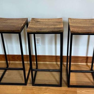 Set Of 3 Minimalist Stools