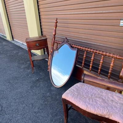 Sale Photo Thumbnail #25: 1940’s bedroom set