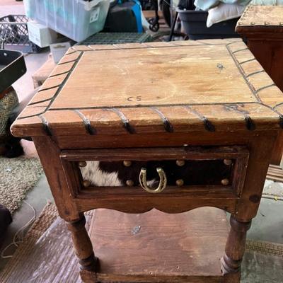Sale Photo Thumbnail #16: Western theme end table