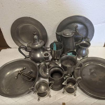 Vintage & Antique Pewter Items 