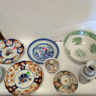 Group Of Vintage Asian Porcelain & China