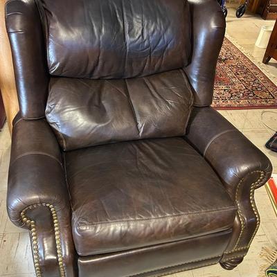 Motioncraft Brown Simulated Leather Recliner 