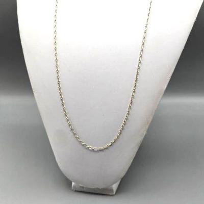 Sterling Silver Chain Necklace, 3 Pair Earrings 22 Grams