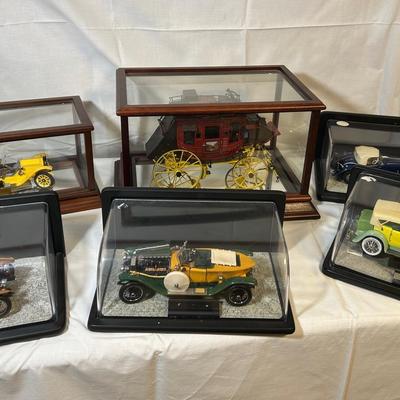 Group Of Franklin Mint Precision Models With Cases