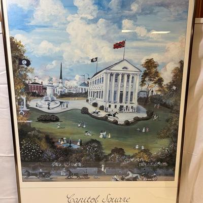 Signed Print Of Capitol Square - Richmond, Virginia 