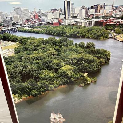 Aerial Photo Of The Godspeed Approaching Richmond May 24, 2007