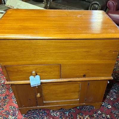 Unique Antique Wooden Chest 