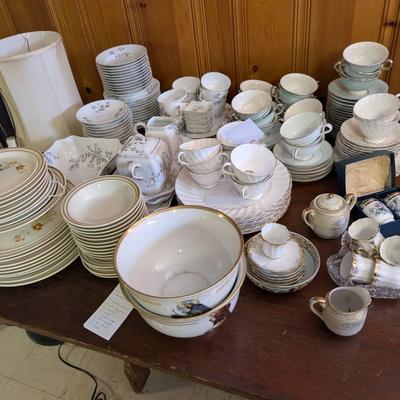 Dealers Lot Of Mixed China Sets