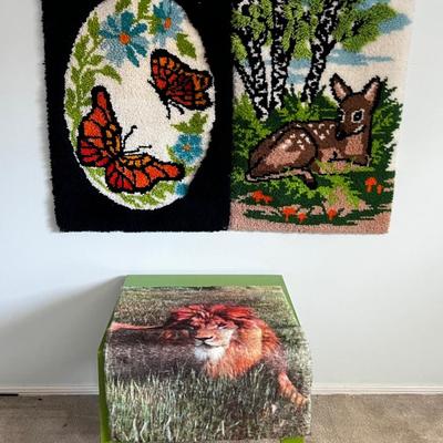 Retro Latch Hook Decor 