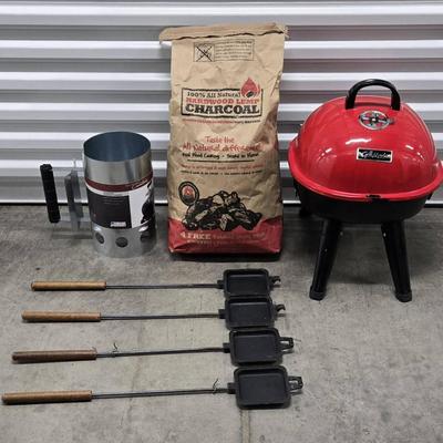"Grill Mark" Mini Charcoal Grill + (1132)