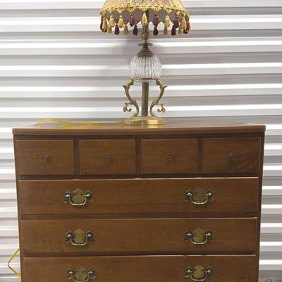 Ethan Allen Chest of Drawers & Lamp (1115)