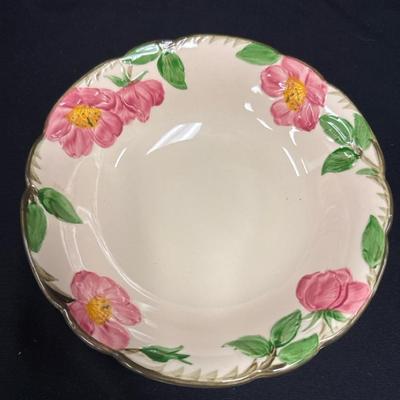 Lot 241: Franciscan Desert Rose  8” Soup Bowl   1 Piece