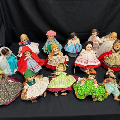 Lot 218: Madame Alexander International And Storybook Series Dolls 