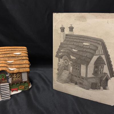 Lot 404: Department 56 Dickens’ Village “Emma’s House Terrace” with Original Box