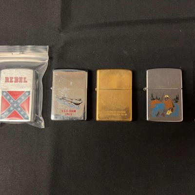 Lot 703: Vintage/New Zippo Lighters