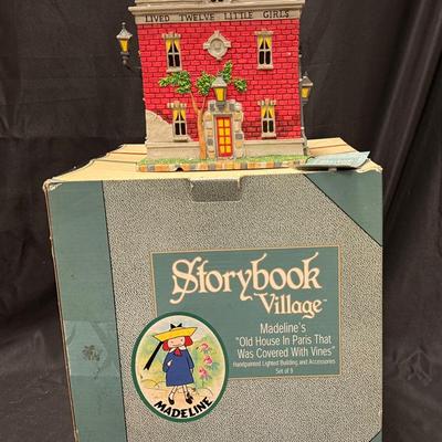 Lot 443: Storybook Village Madeline House – “Old House in Paris That Was Covered with Vines” Lighted
