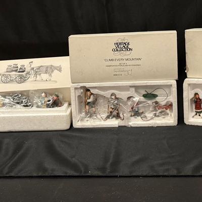 Lot 416: Heritage Village Collection Dept. 56 Lot – Mrs. Brimm’s Tea Room & Accessories