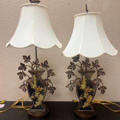 Lot 306: Set Of Bird Lamps