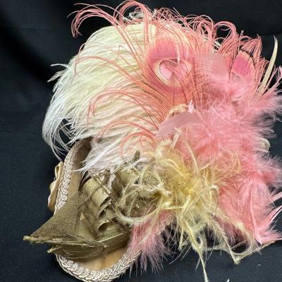 Lot 264: Chiki Bird Victorian Nautical Tricorn Hat 