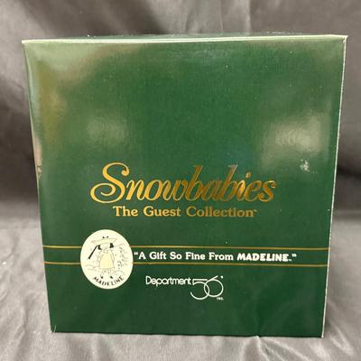 Lot 409: Department 56 Snowbabies Guest Collection – Madeline “A Gift So Fine” Figurine (New in Box)