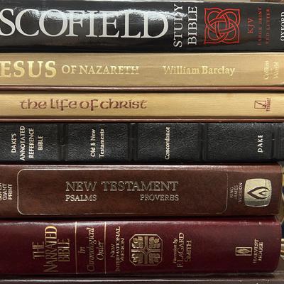 Lot 307: Big Stack Of Bibles