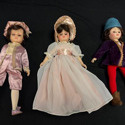 Lot 220: Madame Alexander Literary Doll Collection ( Blue Boy, Pinkie And Romeo )