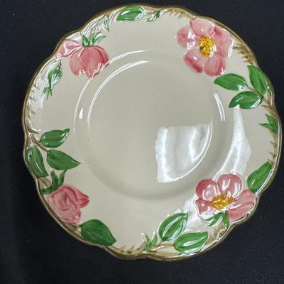 Lot 238:Fransican Desert Rose 6.5” Plates Set Of 6
