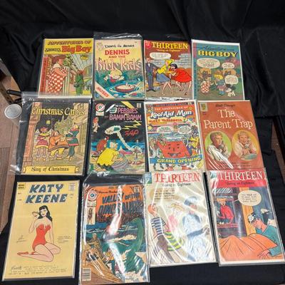 Lot 617: Lot of Vintage Comic Books – Dell, Archie, Kool-Aid Man, Big Boy, Dennis the Menace & More