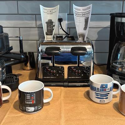 Coffee, Bagels, & Espresso With Star Wars Cups