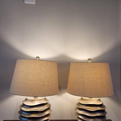 Stylecraft "Silver Wave" Lamps