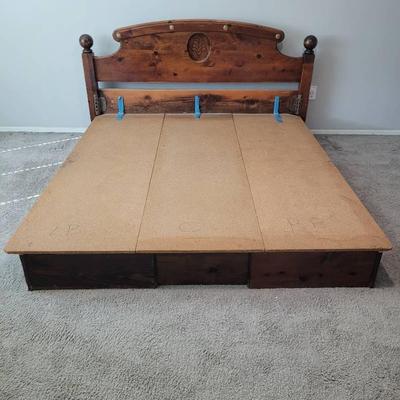 Oak California King Bed Frame 