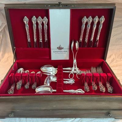 Deep Silver, Inlaid Flat Ware 