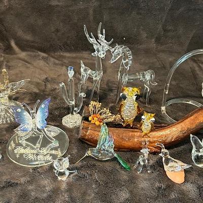 Hand Blown Glass Desert And Exotic Animal Collection