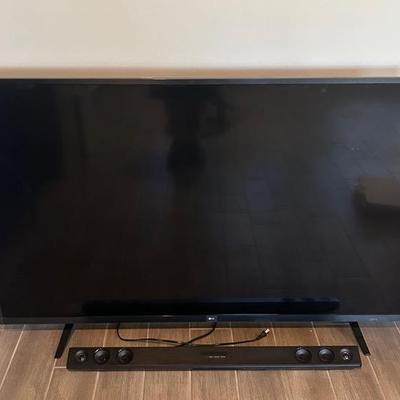 LG 65” LED Smart Ultra HD TV And LG Soundbar